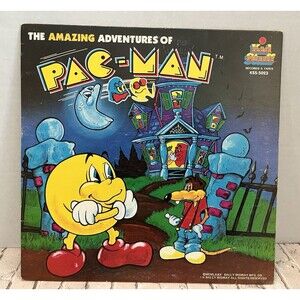 Pac-Man Vinyl Record KSS-5023 for Kids the Amazing Adventures of Pac-Man